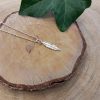 Zilveren hanger 'Veer' middel - Afbeelding 2