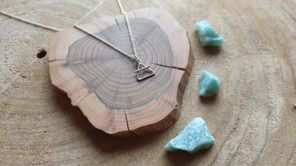 Zilveren hanger 'element Lucht'